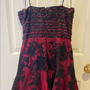 Cocktail/Black Tie Dress/Prom/Wedding Guest/Formal Dress/Black Dress/Strapless